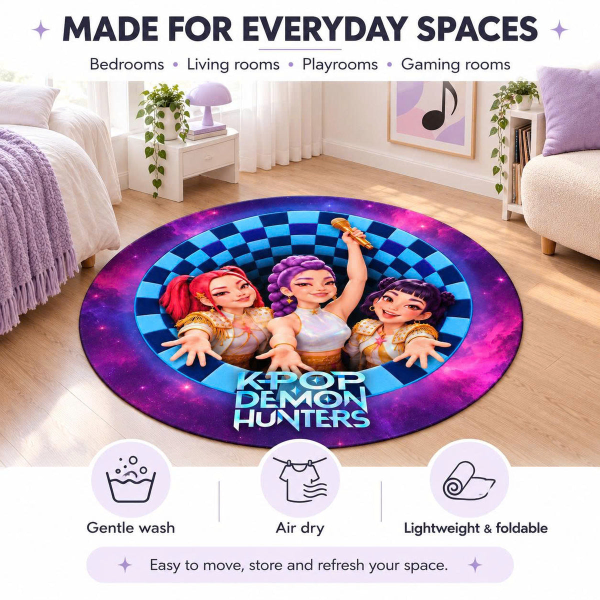 HUNTR/X Portal 3D Illusion Rug
