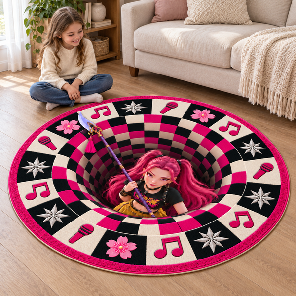 HUNTR/X Mira Portal 3D Illusion Rug