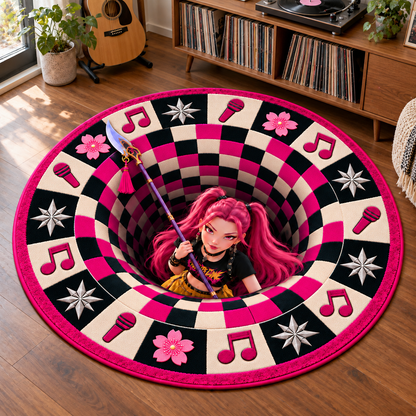 HUNTR/X Mira Portal 3D Illusion Rug
