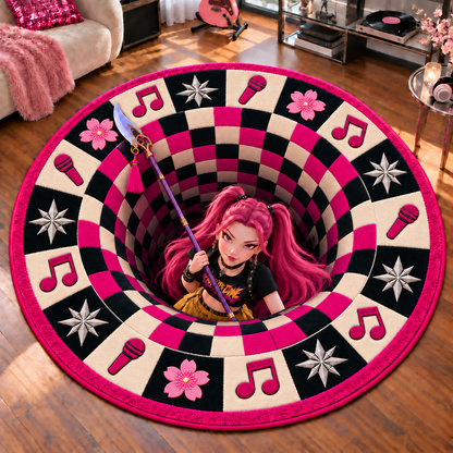HUNTR/X Mira Portal 3D Illusion Rug