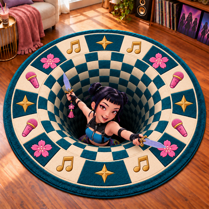 HUNTR/X Zoey Portal 3D Illusion Rug