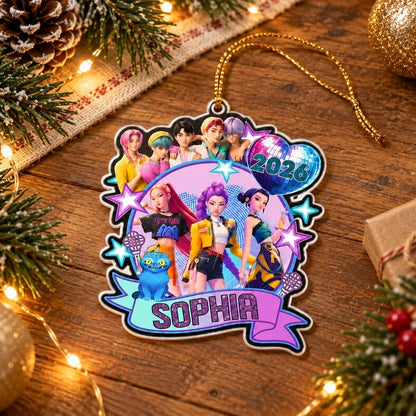 Personalized Kpop Demon Hunters Ornament