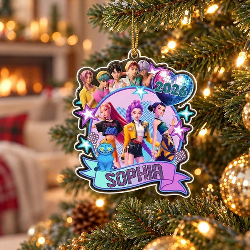 Personalized Kpop Demon Hunters Ornament
