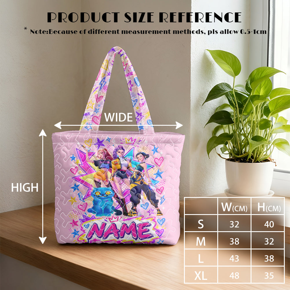 Personalized HUNTR/X Pop-Art Tote Bag