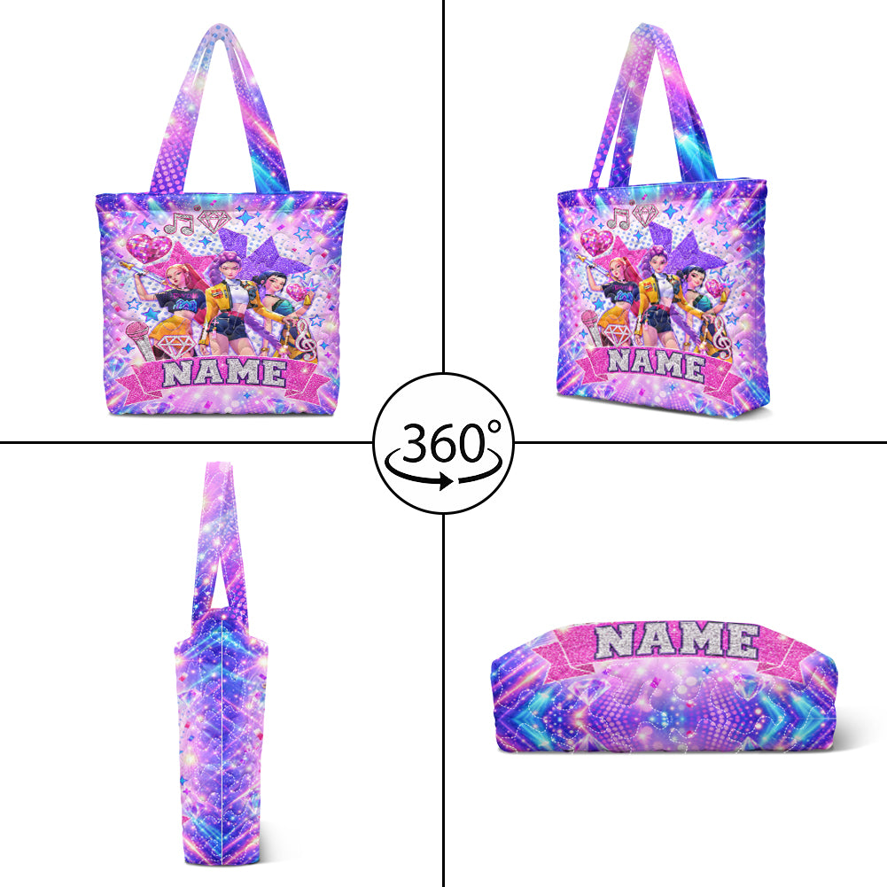 Personalized HUNTR/X Galaxy Tote Bag