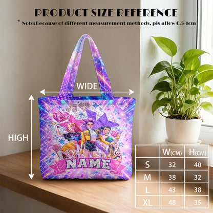 Personalized HUNTR/X Galaxy Tote Bag
